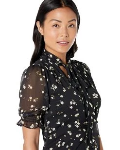 DKNY Short Sleeve Tie Neck Fit-and-Flare Dress | Dresses 8 DKNY Short Sleeve Tie Neck Fit-and-Flare Dress | Dresses -Outlet Dkny Store 81er1OFzW8L. AC SR736920