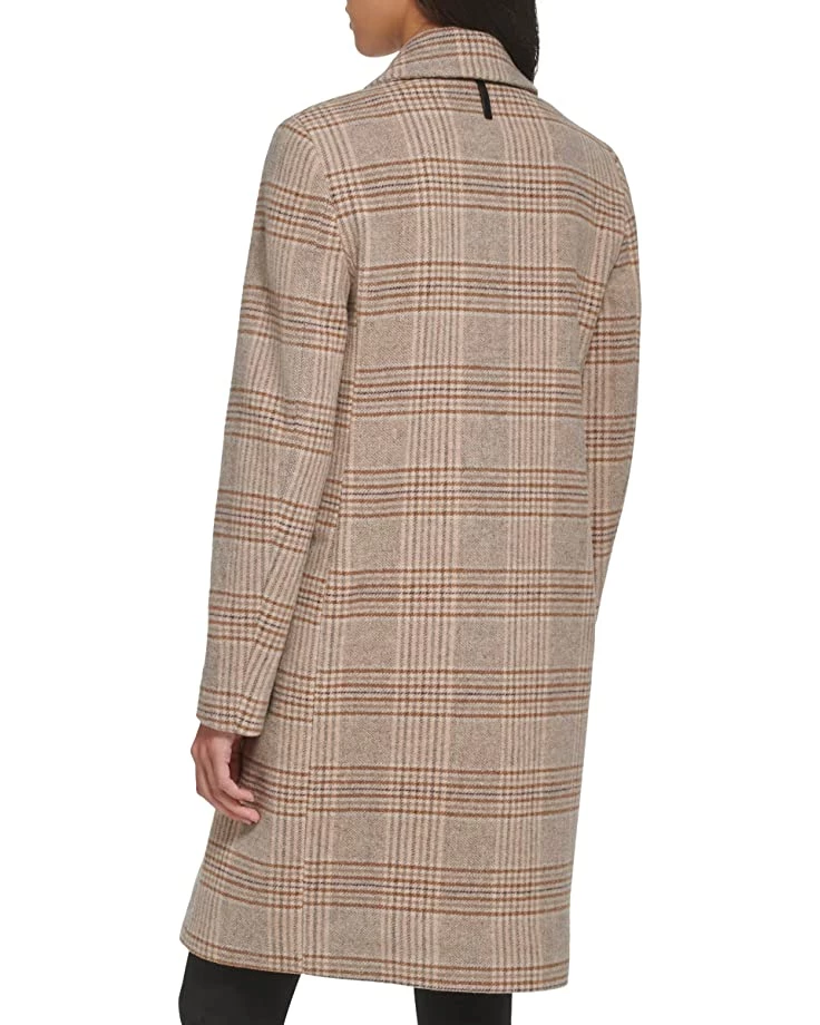 DKNY Menswear Plaid Wool Coat | Coats & Outerwear 4 DKNY Menswear Plaid Wool Coat | Coats & Outerwear - Image 2