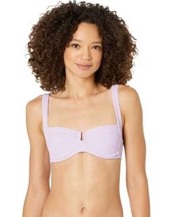 L*Space Pointelle Rib Camellia Top | Swimwear