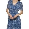 DKNY Puff Sleeve Printed V-Neck Dress | Dresses -Outlet Dkny Store 915svaiBklL. AC SR736920